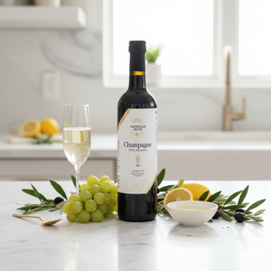 Champagne White Balsamic Vinegar - Elevate Your Cuisine - Tastefully Olive