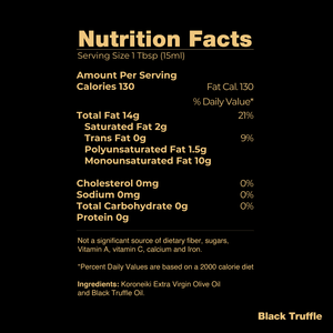 Black Truffle Olive Oil - Tastefully Olive