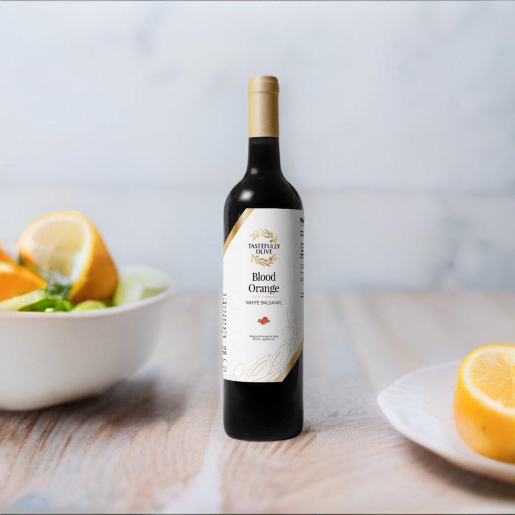 Blood Orange White Balsamic Vinegar - Tastefully Olive