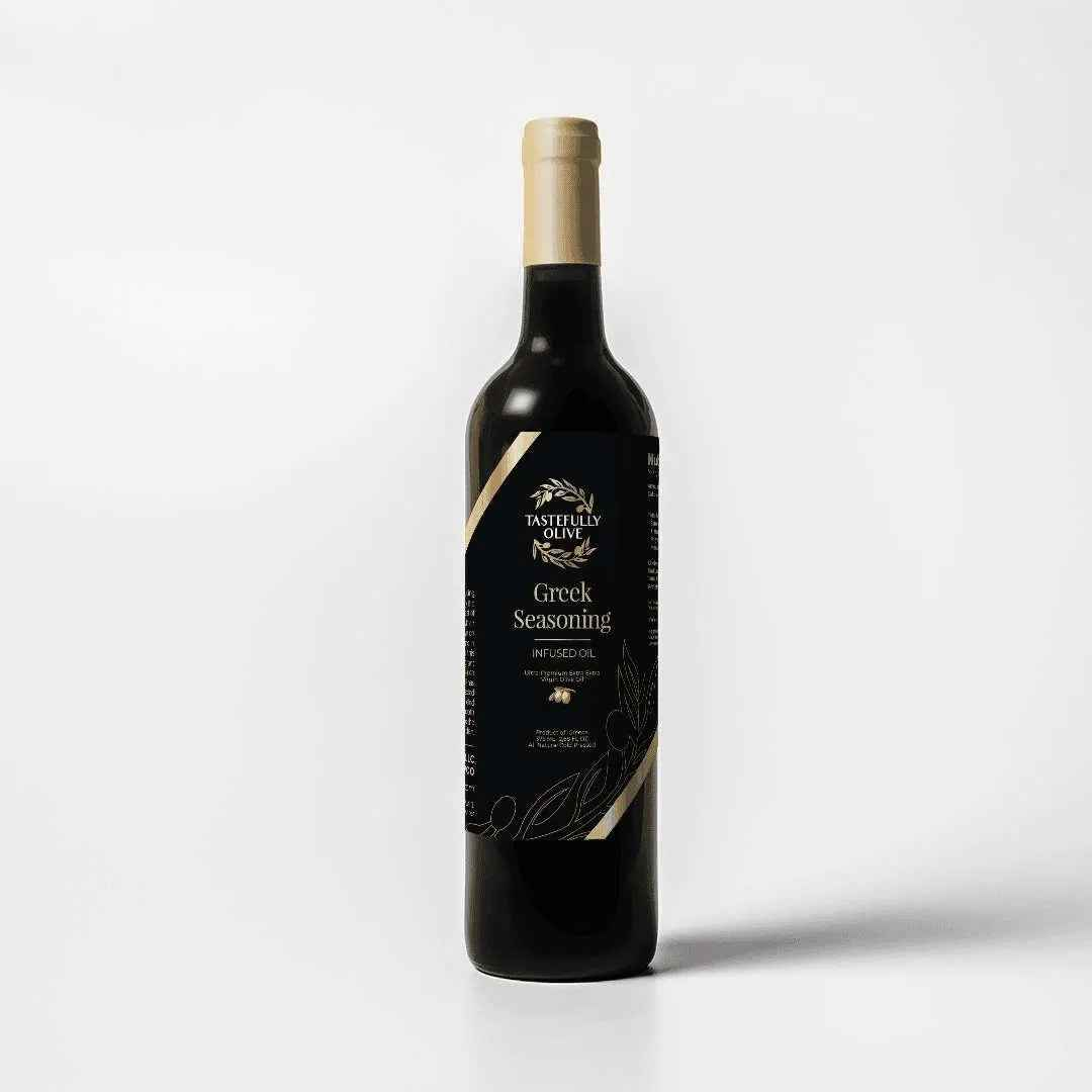 Greek Seasoning Infused Olive Oil - Elevate Your Culinary Creations - Tastefully Olive