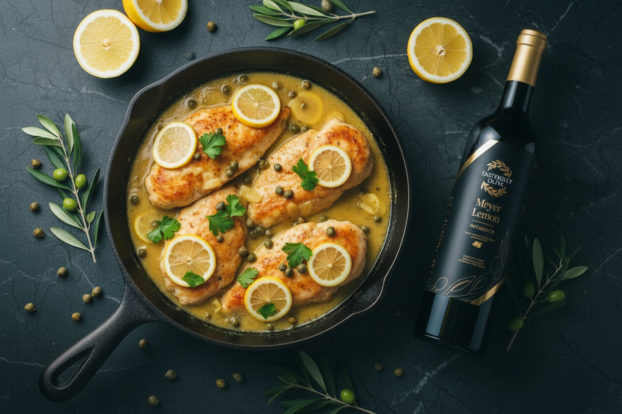 Meyer Lemon Chicken Piccata