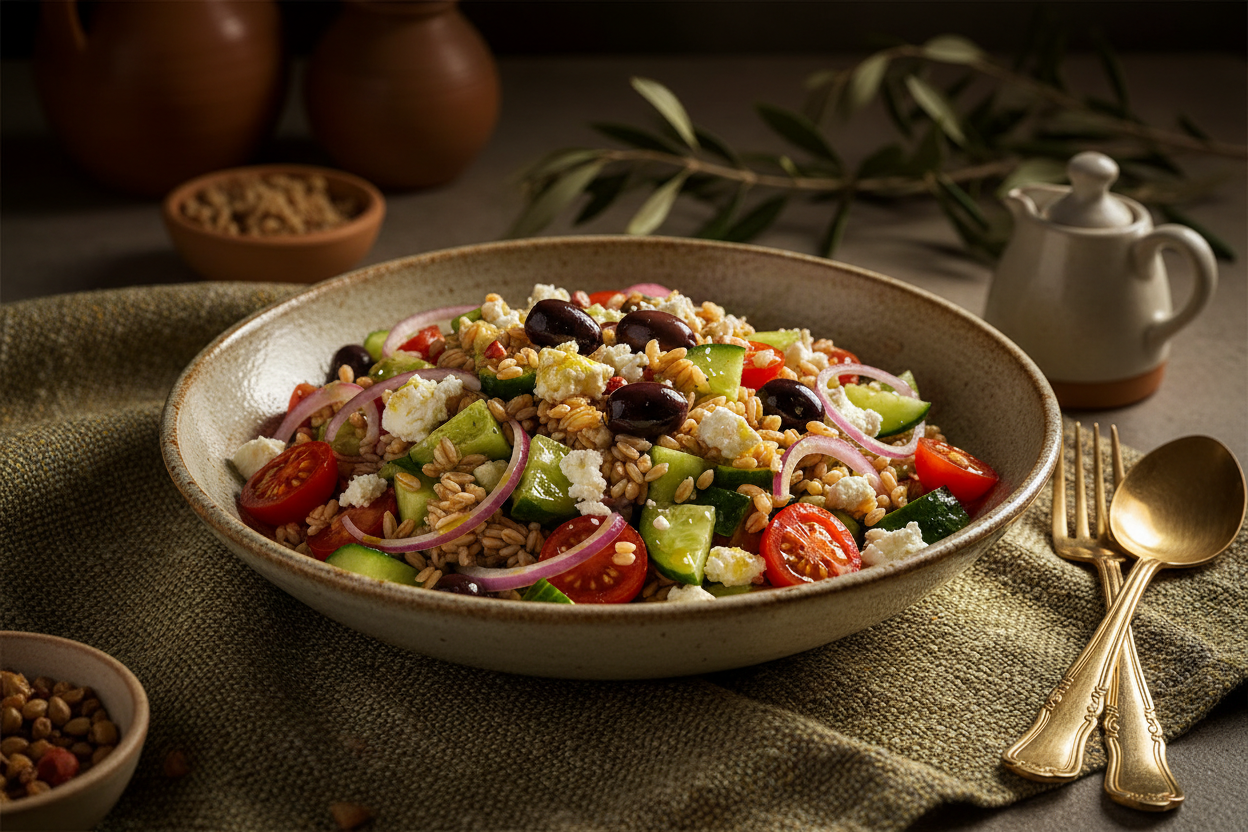 Mediterranean Grain Salad