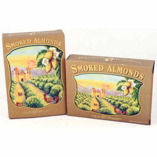 Smoked Almonds Box 2 oz - Tastefully Olive