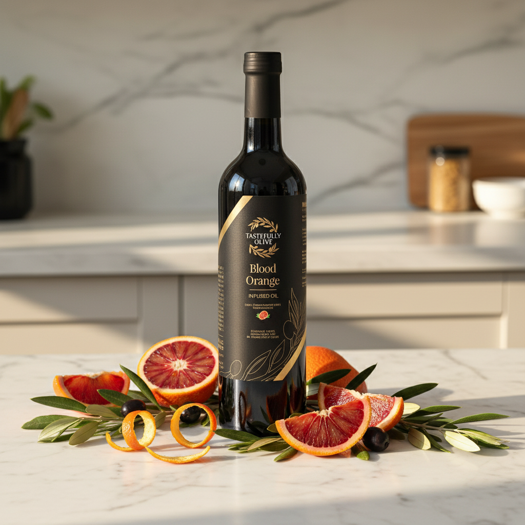 Blood Orange Infused Olive Oil - Tastefully Olive