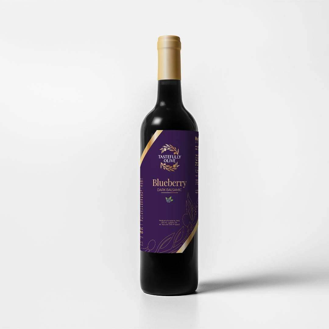 Blueberry Dark Balsamic Vinegar - Elevate Your Culinary Creations - Tastefully Olive