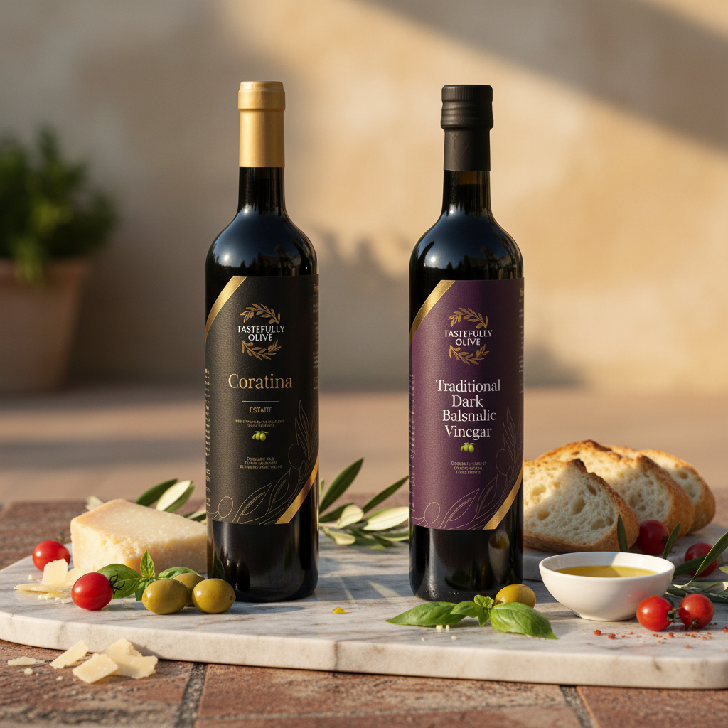 Traditional Dark Balsamic Vinegar - The Essence of Flavor - Tastefully Olive