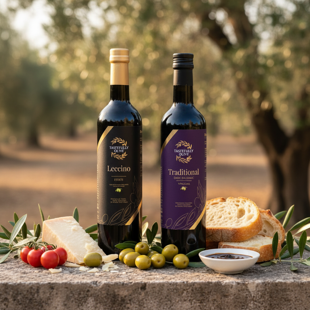 Traditional Dark Balsamic Vinegar - The Essence of Flavor - Tastefully Olive