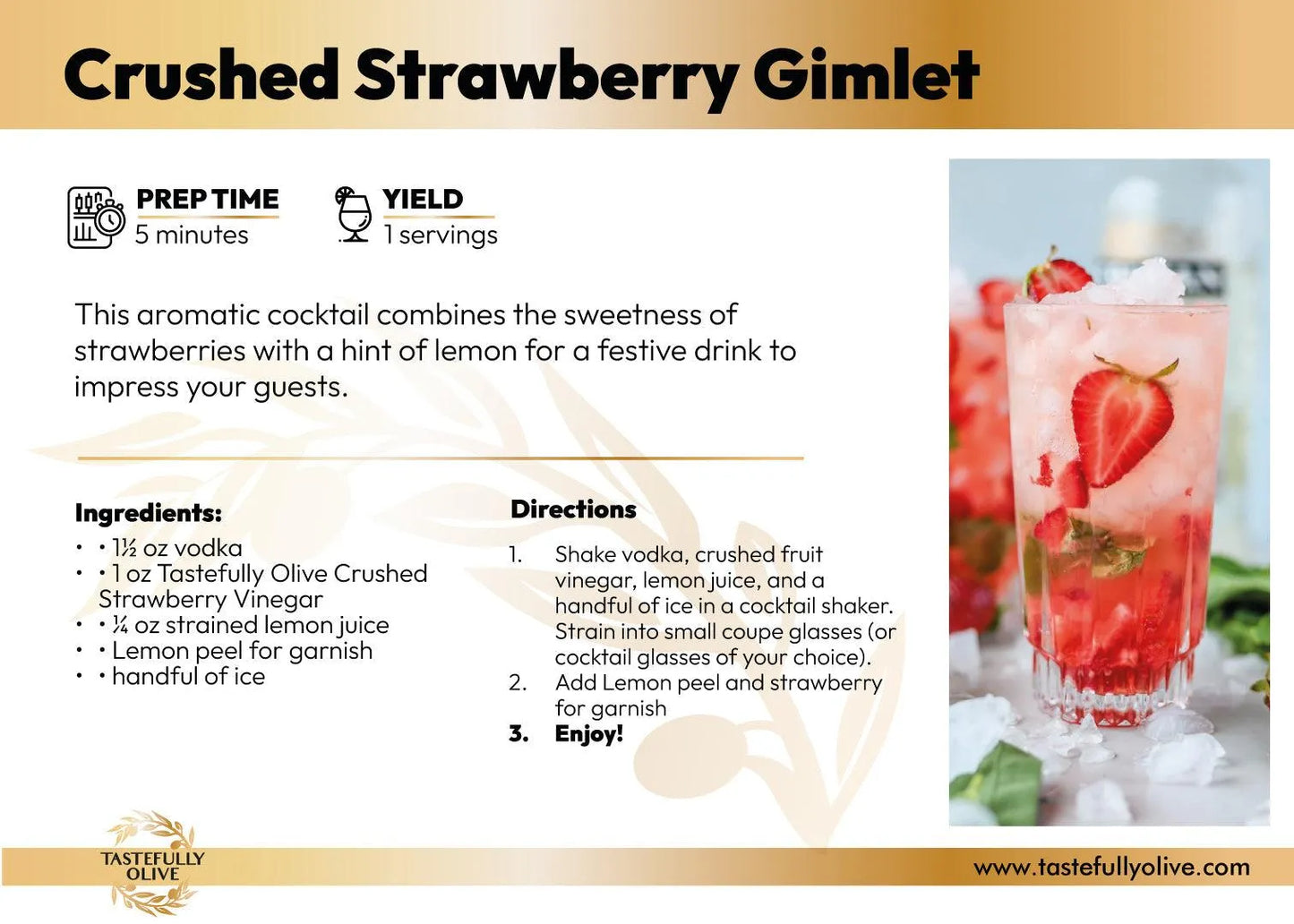 Crushed Fruit Purees - Elevate Your Cocktails Naturally - Tastefully Olive