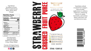 Crush Fruite Purees - Strawberry - Tastefully Olive