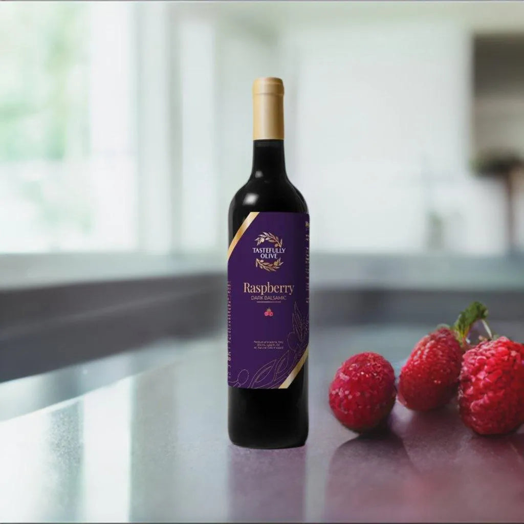 Raspberry Dark Balsamic Vinegar - Tastefully Olive