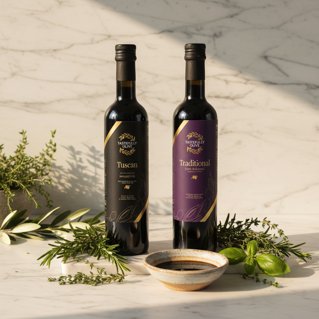 Traditional Dark Balsamic Vinegar - The Essence of Flavor - Tastefully Olive