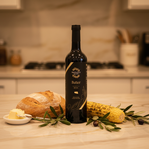 Vegan Butter Infused Olive Oil - Creamy & Heart-Healthy Cooking - Tastefully Olive
