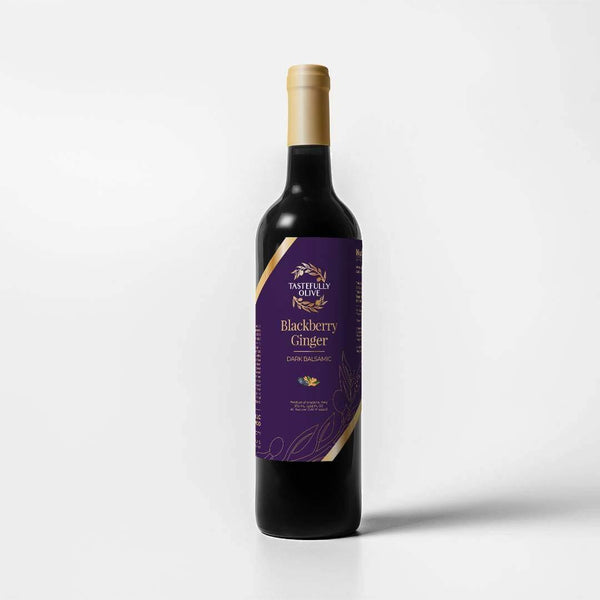 Blackberry Ginger Dark Balsamic Vinegar - Tastefully Olive