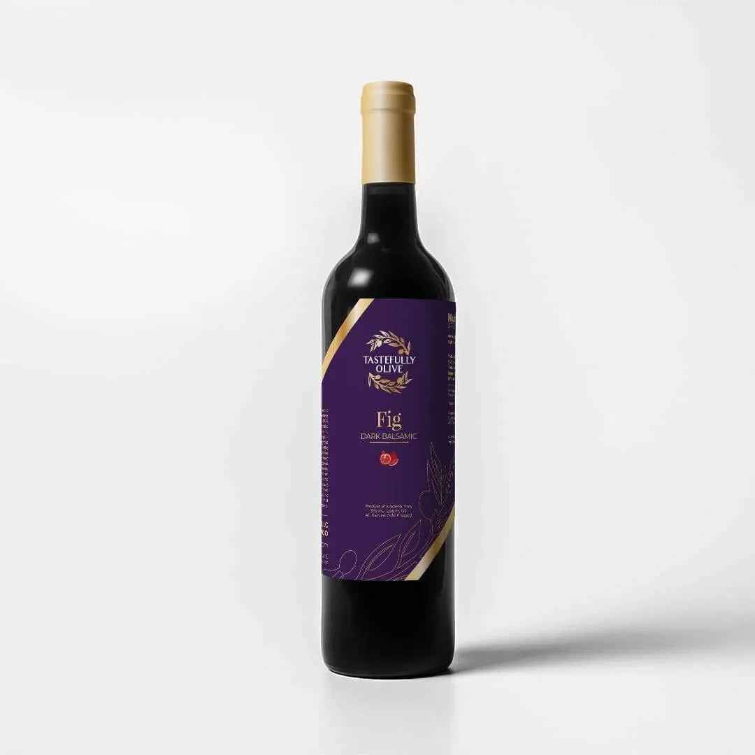 Fig Dark Balsamic Vinegar - Elevate Your Culinary Creations - Tastefully Olive
